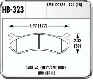 Street High Performance disc brake pads