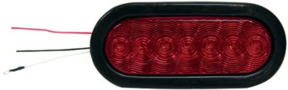 Piranha Red Peterson V420KR-2 2"LED Oval Stop, Turn and Tail Light Kit