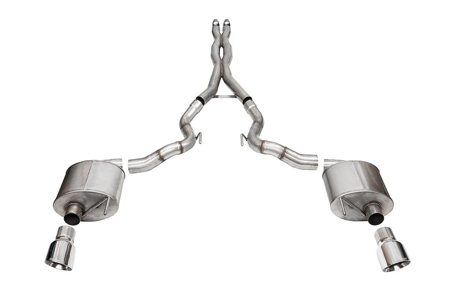 Cat-Back Exhaust 2024 Mustang GT Convertible: Xtreme & Sport / 3.0 in, 4.5 in Tips (21270, 21274) by CORSA PERFORMANCE