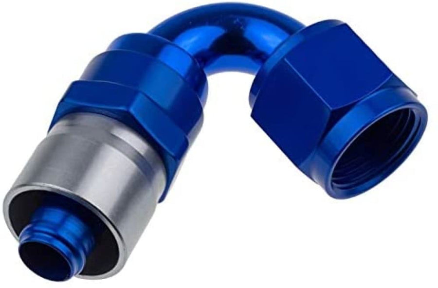 7120-16-1 Redhorse Performance Crimp Style Hose End (Blue), 1 Pack