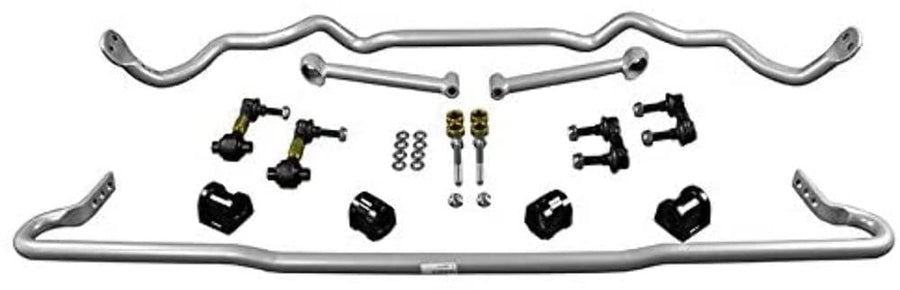 Whiteline Front (26mm) and Rear (22mm) Swaybar Kit; fits Subaru WRX 15-18 BSK017