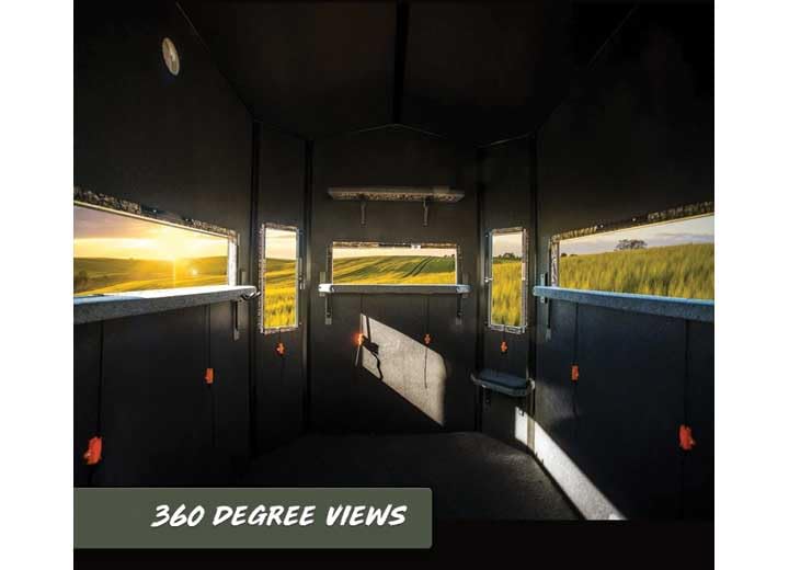 6x6 Marksman Octagon Hunting Blind Fully Assembled