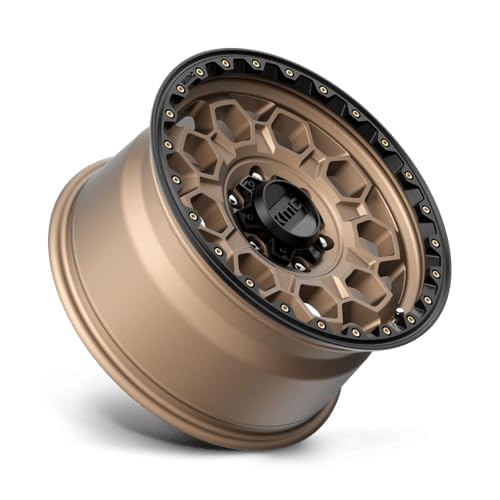 KMC 17X9 TREK 6X5.55.71 18mm MATTE BRONZE WITH BLACK LIP - KM54579068618