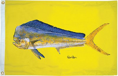 Carey Chen Dolphin Flag, Taylor Made Products 36 x 60-Inch