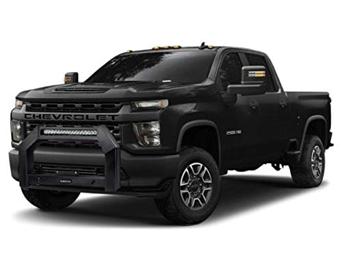 Armour Bull Bar Black Horse Off Road No skidplate Compatible with 20-24 GMC Sierra 3500 HD|20-24 GMC Sierra 2500 HD|20-24 Chevrolet Silverado 3500 HD|20-24 Chevrolet Silverado 2500 HD-AB-GM27-NL