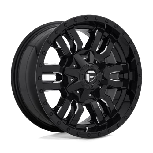 FUEL OFF-ROAD 18X9 SLEDGE 8X6.5 5.79 20mm GLOSS BLACK MILLED - D59518908257