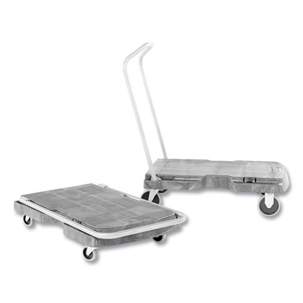 Rubbermaid RCP4400BLA - Utility-duty Home/office Cart, 250lb Cap, 20-7/8amp;quot; X 31-3/4amp;quot; Platform, Black