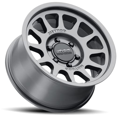 MR703 Bead Grip Method Race Wheels, 17x8.5, 0mm Offset, 6x5.5, 106.25mm Centerbore, Gloss Titanium, MR70378560800
