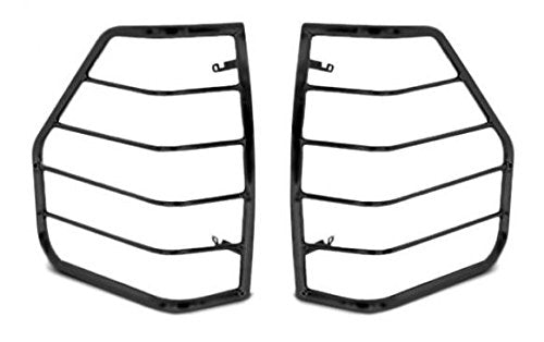 Black Tail Light Guards Horse Black Compatible with 1995-1999 Chevrolet Tahoe|1988-1998 Chevrolet Chevy Pickup|1992-1999 GMC Yukon|1992-2000 GMC Yukon-7BA15A