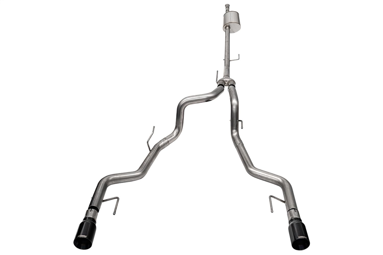 Corsa 21184BLK Exhst - 3.0' To 2.75' Dual Rear Exit Cat-Ba