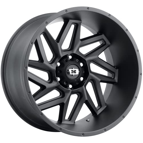 Off-Road Vision Spyder Custom Wheel - Series 361 - Satin Black - 20" x 9", 12 Offset, 5x150 Bolt Pattern, 110.2mm Hub