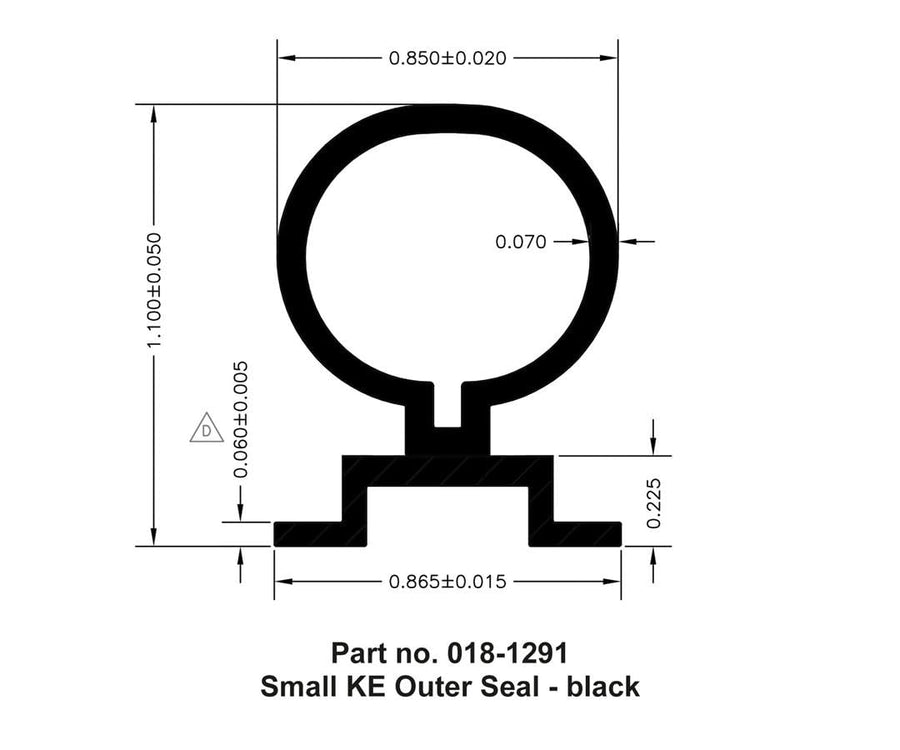 Forespar 0181291 Sm Ke Outer Seal 2-1/2x1-3/32x30bl Performance Products