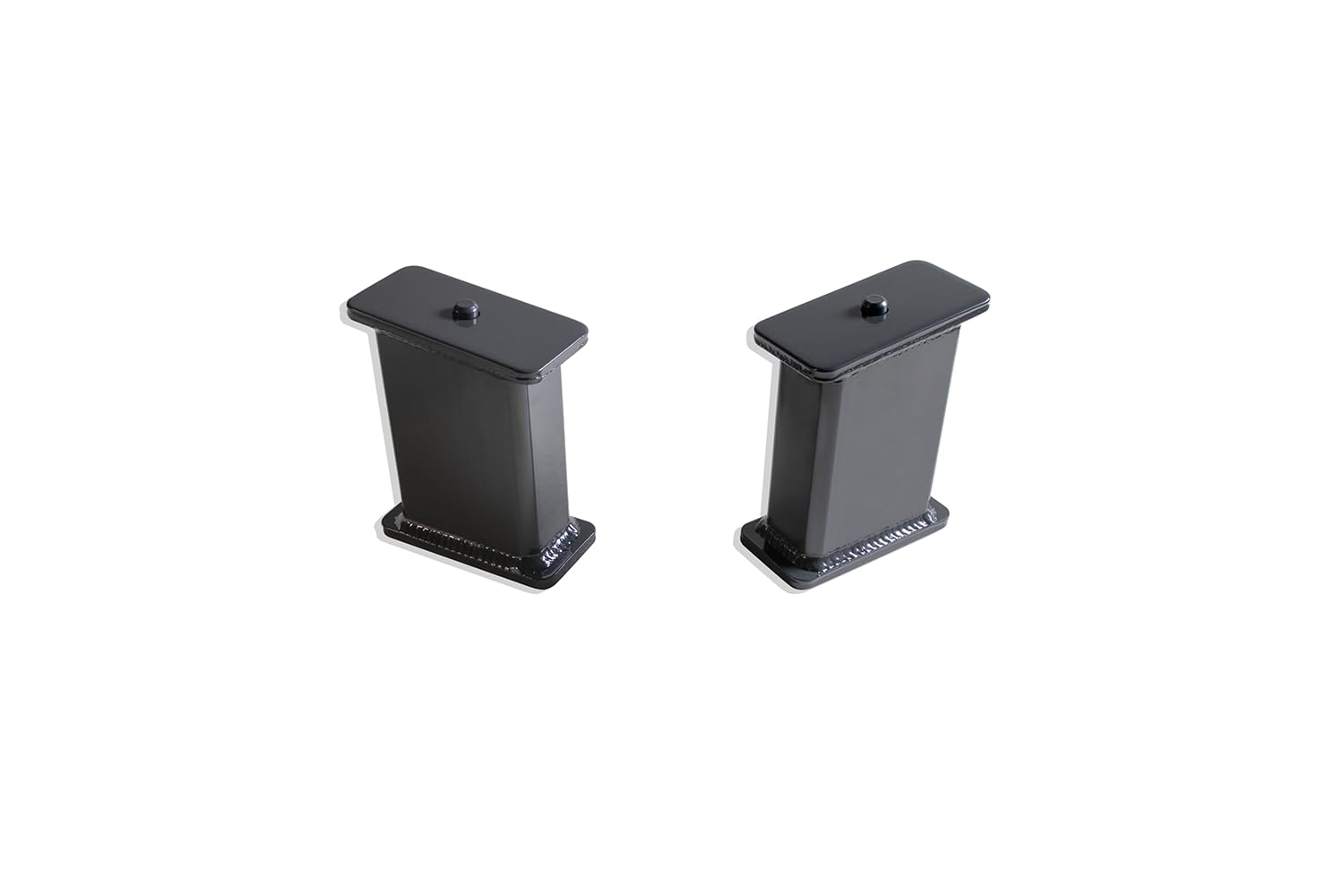 Max Trac Part# 810060 is A Pair of 6" Lift Blocks FABRICATED from Steel & Powder Coated Grey Suspension