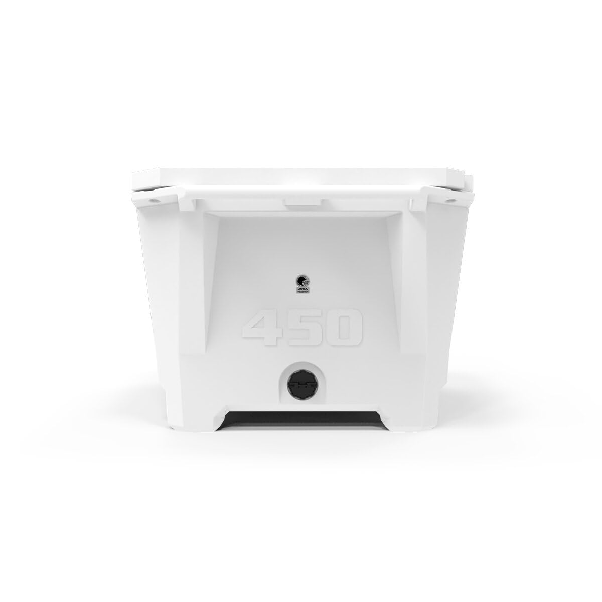 450 Cooler Grizzly | 450 qt Ice Chest Durable Rotomolded Insulated | Made in USA | Warranty for Life | for Cold Plunge Ice Bath Camping Fishing Hunting | G450 | White