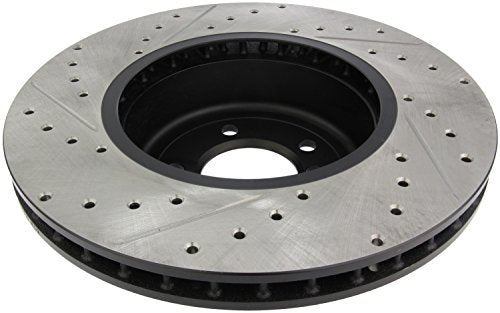 Sport Drilled/Slotted Brake Rotor StopTech 127.34071L (Front Left), 1 Pack
