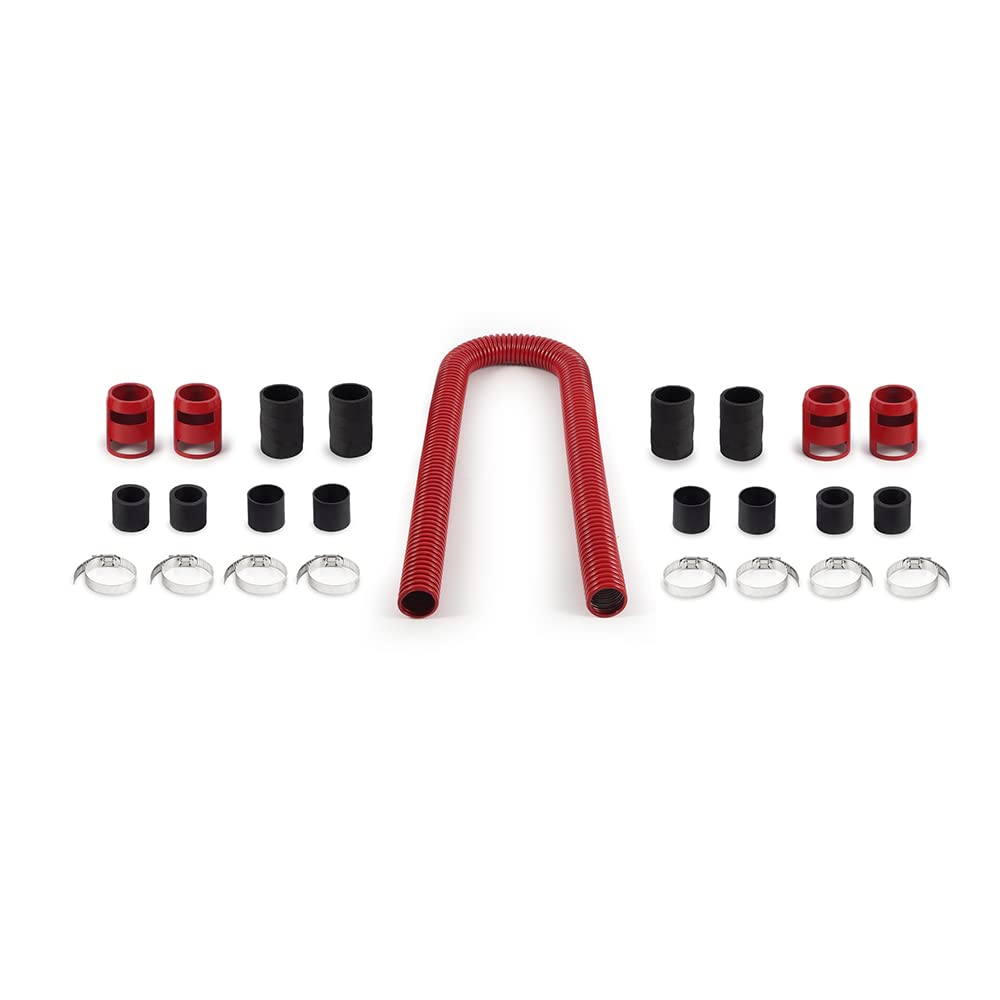 Mishimoto Universal Flexible Stainless Steel Radiator Hose Kit, 48”, Red