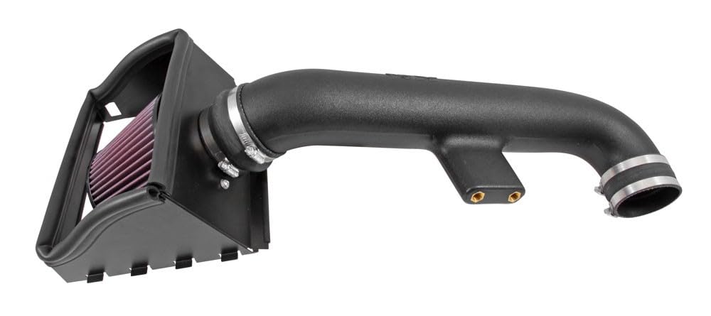 Cold Air Intake System K&N: High-Flow Air Filter, Increase Performance & Towing: Compatible with 2015-2020 Ford: F150, 63-2591