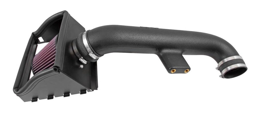 Cold Air Intake System K&N: High-Flow Air Filter, Increase Performance & Towing: Compatible with 2015-2020 Ford: F150, 63-2591