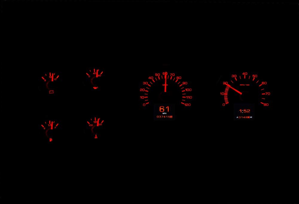 Dakota Digital Retrotech RTX-79C-PU-X Gauge Instrument System Compatible with 1973-87 Chevy Pickup, 1973-91 Chevy Blazer, GMC Jimmy and Suburbans. Styled after 1979-87 Chevy Pickup.