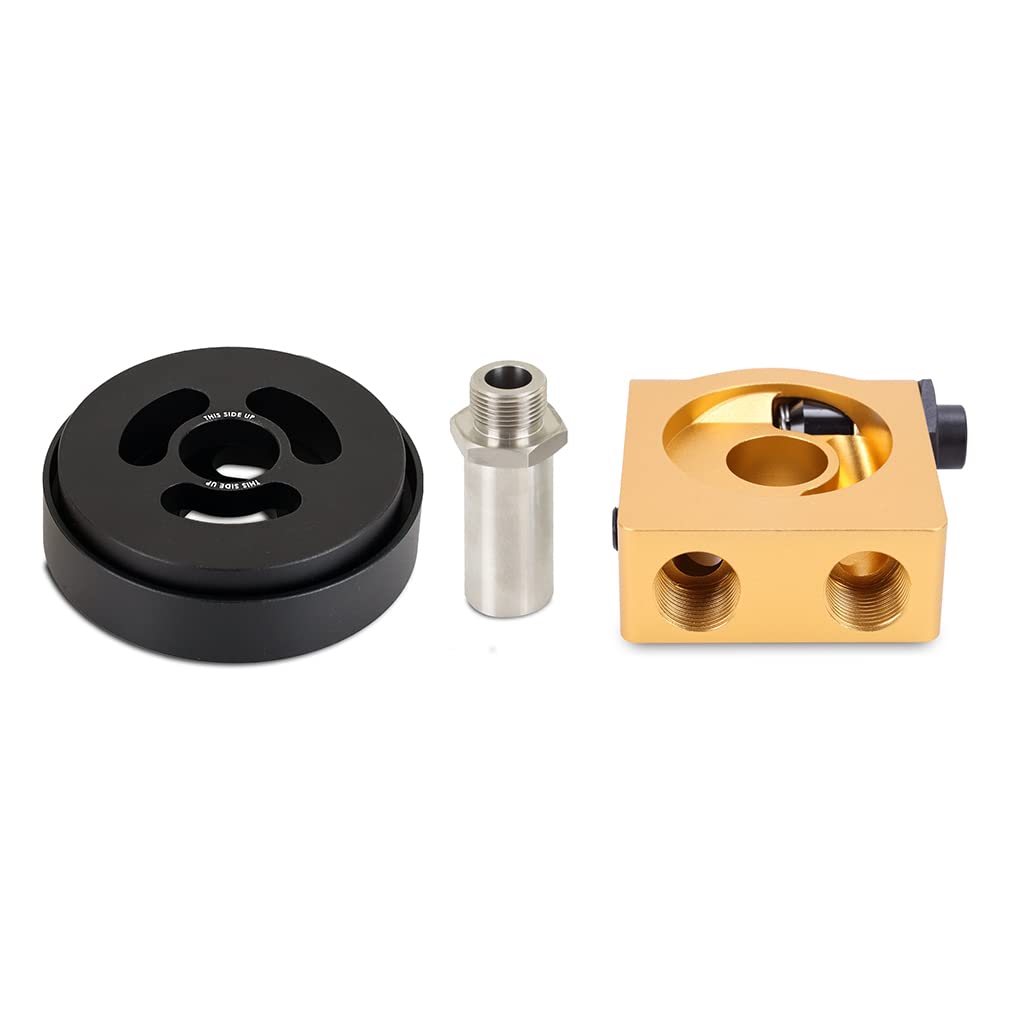 Mishimoto Thermostatic Plate and Adapter Oil Sandwich, Compatible with 2013+ Subaru BRZ/Toyota 86 / Scion FRS