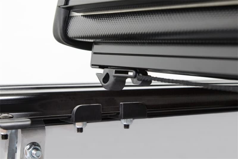 Professional LOMAX Series Tonneau Cover; Diamond Plate Finish; Split Rail B0010049