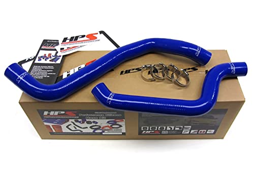 Blue HPS 57-1079-BLUE Silicone Radiator Hose Kit Coolant