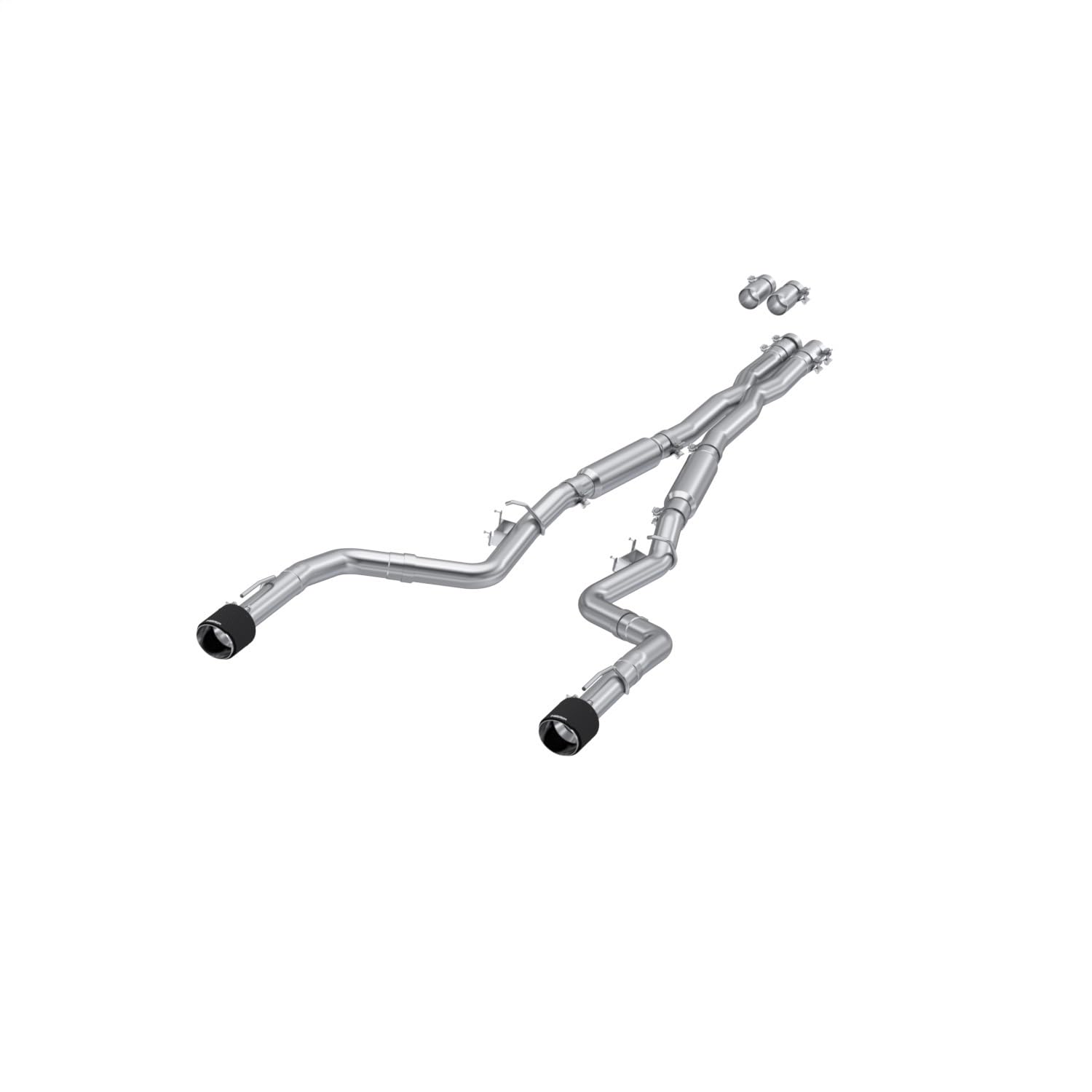 17-21 MBRP Charger 5.7/6.1/6.4L 3in Dual Rear Exit SS Catback Exhaust w/Carbon Fiber Tips