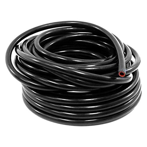 HPS Black HTSVH10-BLKx10 10' Length High Temperature Silicone Vacuum Tubing Hose (40 psi Maxium Pressure, 10mm ID)