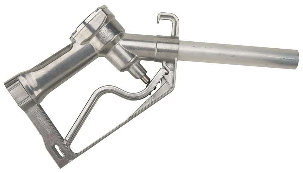 1" NPT GPI Fuel Nozzle - Manual Fuel Nozzle Straight Spout for Leaded Gasoline, Kerosene, Diesel