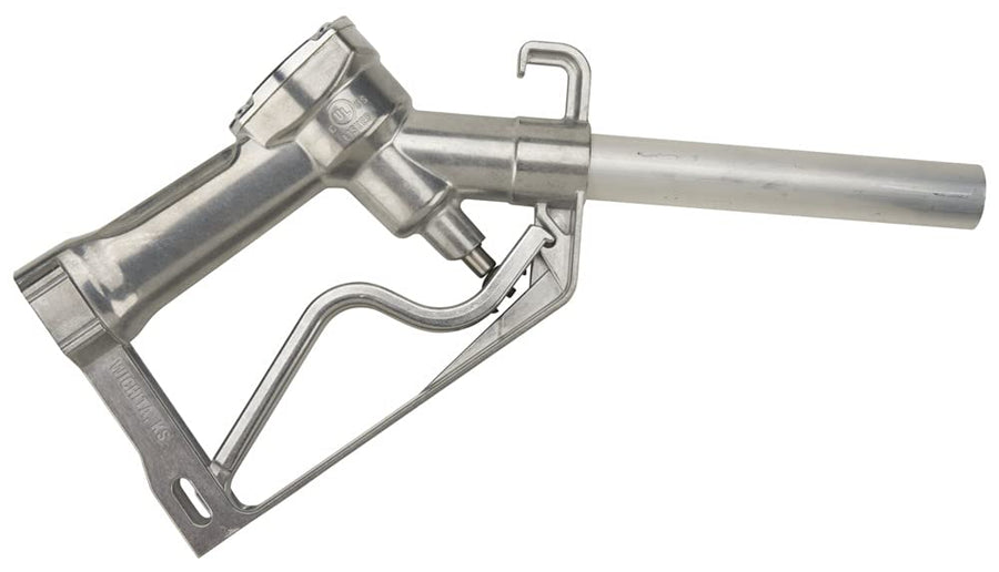1" NPT GPI Fuel Nozzle - Manual Fuel Nozzle Straight Spout for Leaded Gasoline, Kerosene, Diesel