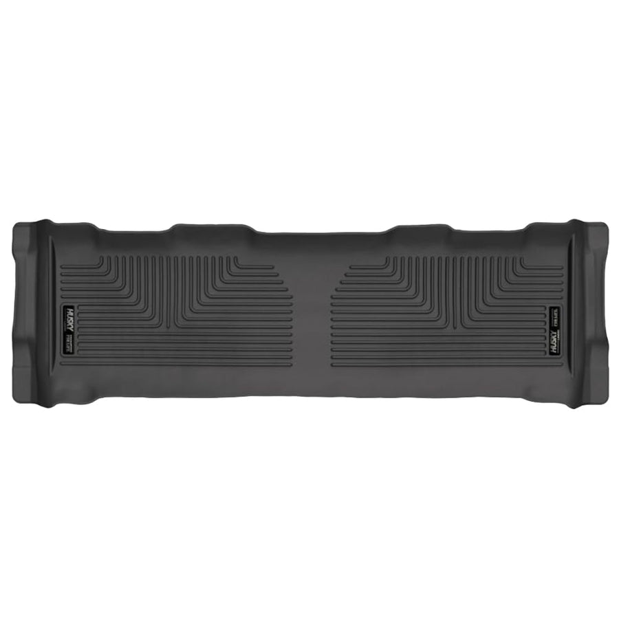 Weatherbeater Husky Liners Floor Mats | Fits 1999-2007 Ford F-250 & F-350 Super Duty/Crew CAB ONLY | 2nd Row, 1-pc Black - 14481
