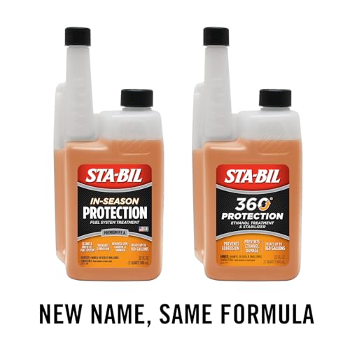 In-Season Protection STA-BIL Fuel System Treatment | Full Protection Fuel System Cleaner, Injector Cleaner, Increases MPG, Prevents Corrosion, 32oz (6 Pack)