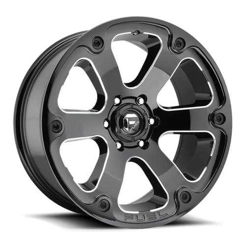 1PC Fuel D562 20X9 5X5.0 GL-BLK-MIL 01MM - D56220907350