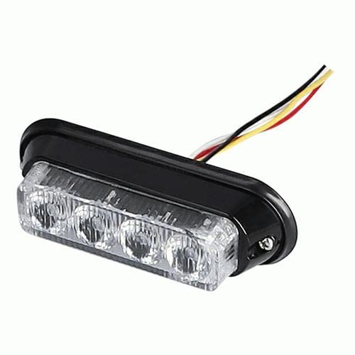 Heise Marker Lights Single Color - Blue Light Head - 4.6 Inch 4 Le