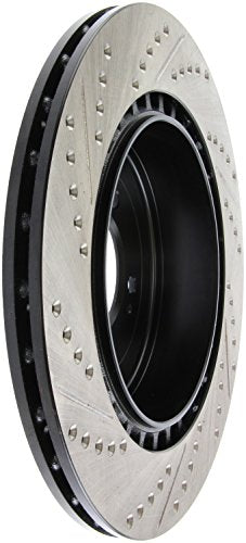Sport Drilled/Slotted Brake Rotor StopTech 127.46075L (Rear Left), 1 Pack
