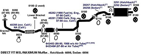Exhaust Gasket AP Exhaust 8690