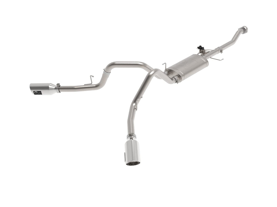 Gemini XV aFe Power 49-33129-P 3 IN 304 Stainless Steel Cat-Back Exhaust System w/Cutout, Polished, fits Ford F-150 2021 V6-2.7L (tt)/V6-3.5L (tt)/V8-5.0L