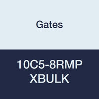 Gates 10C5-8RMP XBULK Field Attachable Male Pipe NPTF for C5C, C5D and C5M Hose, 30 Cone Seat, Steel, 1/2" ID (Pack of 80)