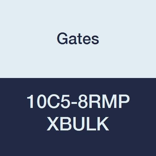 Gates 10C5-8RMP XBULK Field Attachable Male Pipe NPTF for C5C, C5D and C5M Hose, 30 Cone Seat, Steel, 1/2" ID (Pack of 80)