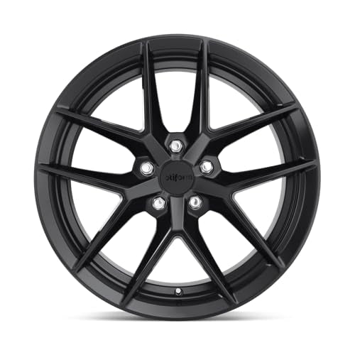 18x8.5 Rotiform flg 5x108 45et 63.40mm matte black wheel