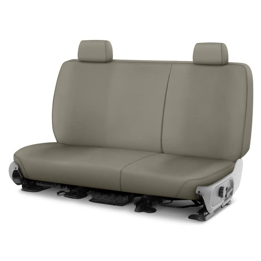 SeatSaver Covercraft Second Row Custom Fit Seat Cover for Select Jeep Wrangler Models - Polycotton (Misty Grey)