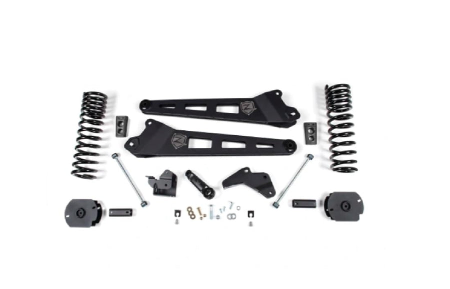 Zone Offroad 2014-2018 Dodge/Ram 2500 4WD Diesel ZOND55N | 4.5 inch Full Radius Arm Suspension Lift Kit (Front & Rear) | Nitro Shocks