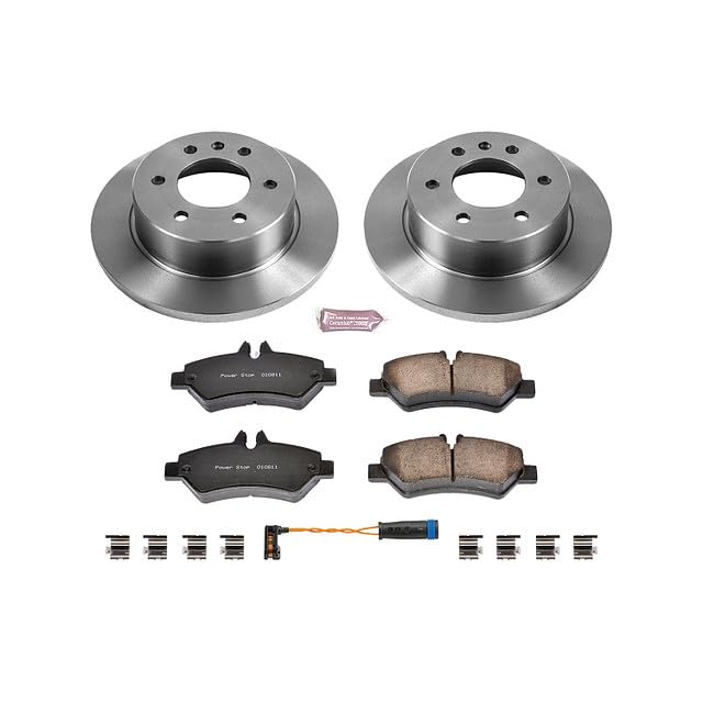 Power Stop Autospecialty KOE6198 Rear Replacement Brake Kit-OE Brake Rotors & Ceramic Brake Pads