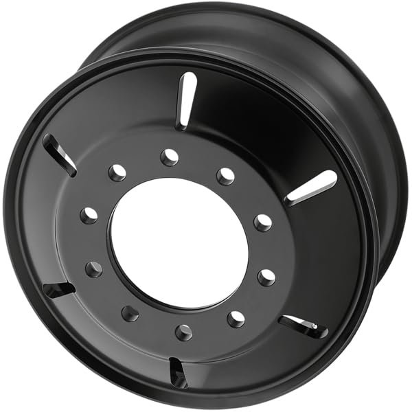 ATX ROULETTE AO403 S-BLK Mill Wheel with Aluminum (22.5 x 8.25 inches /10 x 285 mm, 144 mm Offset)