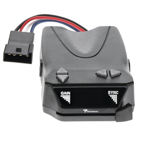 Brakeman IV Tekonsha 8507120, Time-Delay Brake Controller For Trailers with 1-4 Axles, Compatible with Ford, GM, Chevy, Dodge, RAM, Toyota, Jeep. Wiring harness sold separately.