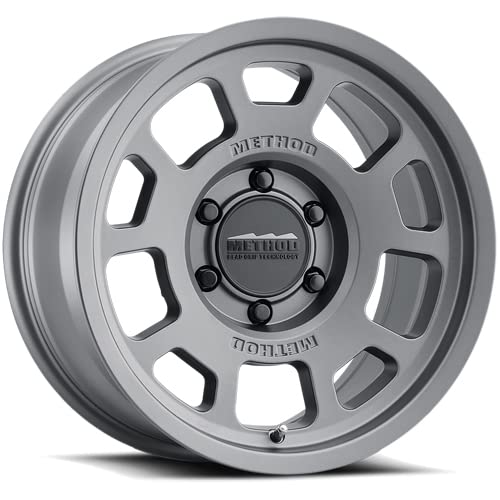 Method Race Wheels 17x8.5 Titanium 705 6x5.5, 35mm Offset 6.2" Backspace, MR70578560835