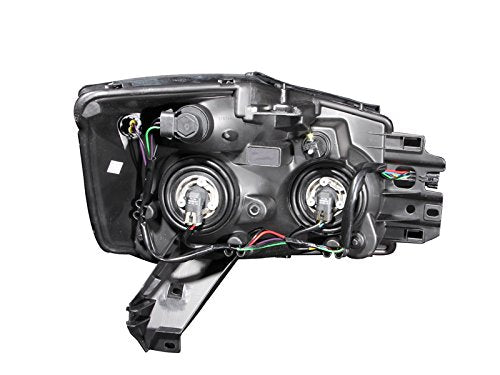 Crystal Headlight Set-Black ANZO USA 111069