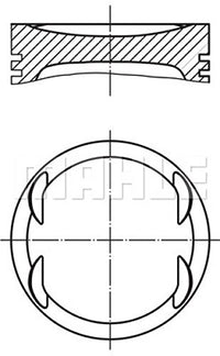 Piston Mahle - 001 41 01