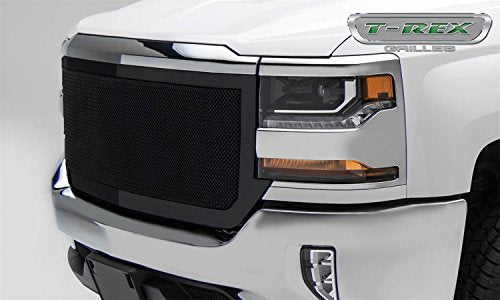 2016-2018 Silverado 1500 T-Rex Grilles Upper Class Series Main Grille, Black, 1 Pc, Replacement, Full Opening - PN #51127