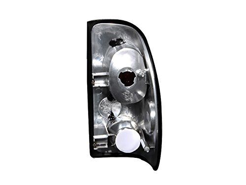 Black Euro Tail Light Set-Clear Lens ANZO USA 211042